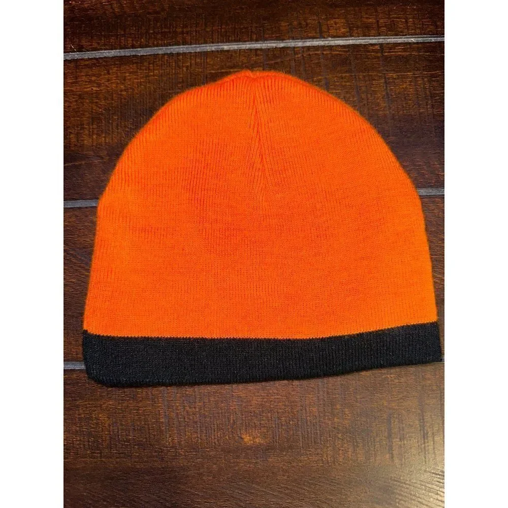 Tony Stewart 20 Orange & Black Beanie Hat Toboggan‎